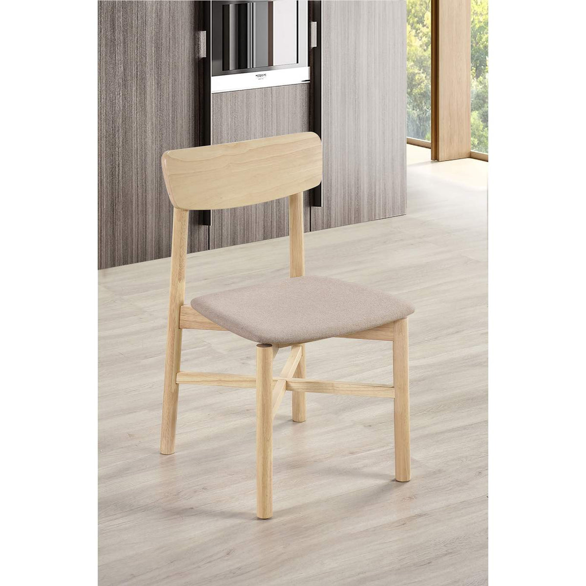 108552 Parkridge Dining Side Chair White Washed (Set of 2)