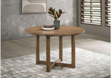 108570 Crestmore 46-inch Round Wood Dining Table Walnut