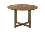 108570 Crestmore 46-inch Round Wood Dining Table Walnut