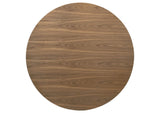 108570 Crestmore 46-inch Round Wood Dining Table Walnut