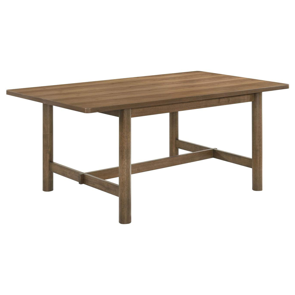108571-S5 Crestmore 5-piece Rectangular Dining Table Set Walnut