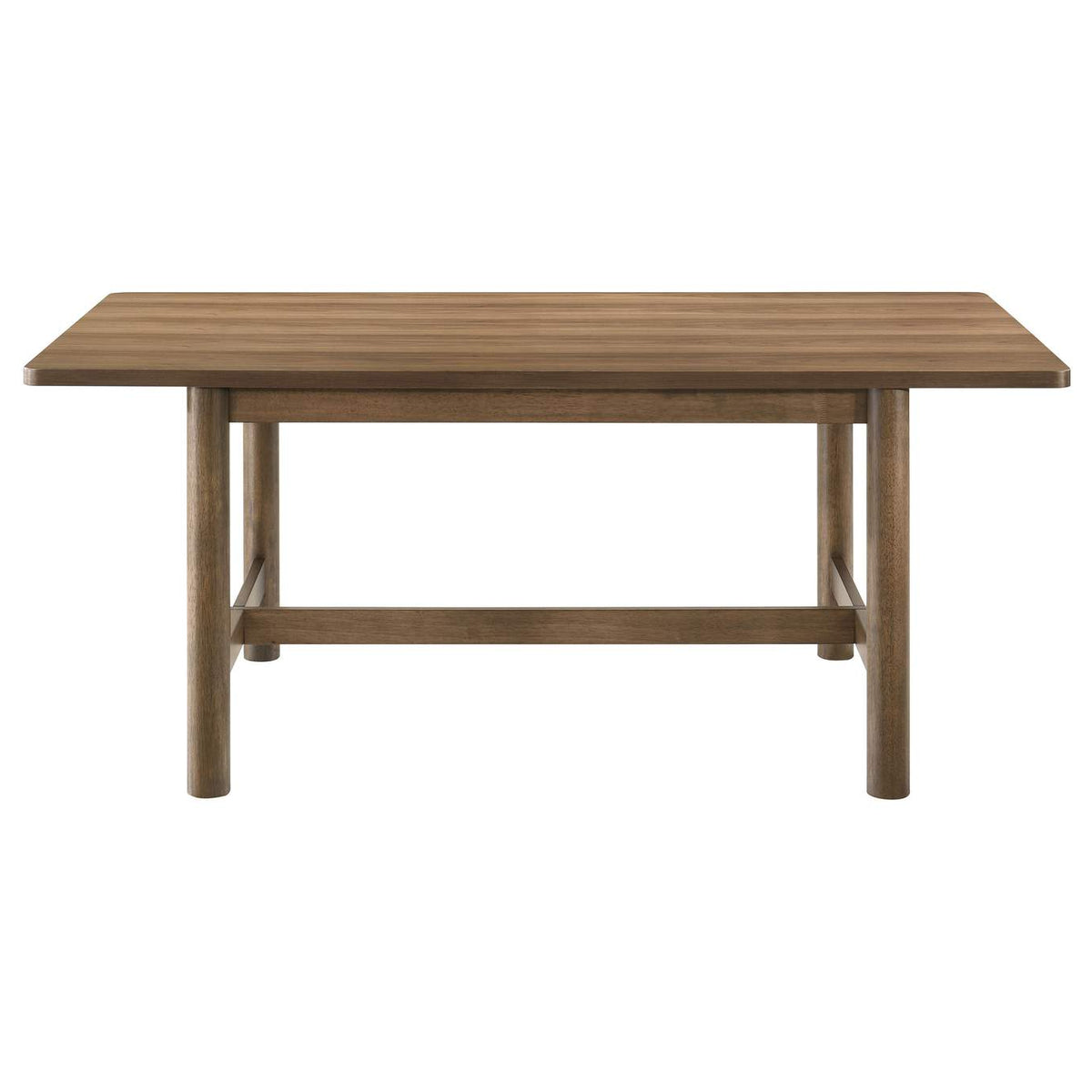 108571-S7 Crestmore 7-piece Rectangular Dining Table Set Walnut