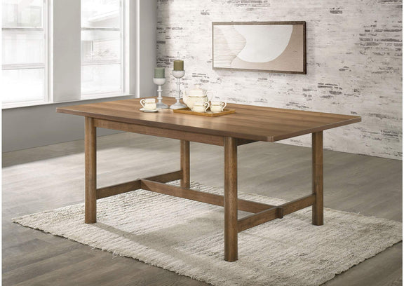 108571 Crestmore 71-inch Rectangular Wood Dining Table Walnut