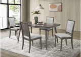 108621-S5 Onslow 5-piece 59-inch Rectangular Dining Set Dark Brown
