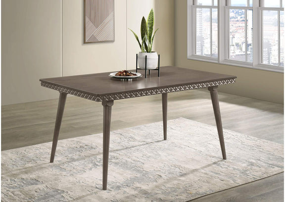108621 Onslow 59-inch Rectangular Wood Dining Table Dark Brown