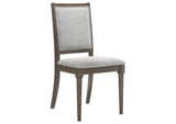 108622 Onslow Upholstered Dining Side Chair Dark Brown (Set of 2)