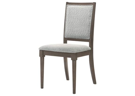 108622 Onslow Upholstered Dining Side Chair Dark Brown (Set of 2)