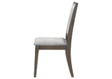 108622 Onslow Upholstered Dining Side Chair Dark Brown (Set of 2)
