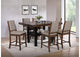 108888-S7 Patterson 7-piece Counter Height Dining Set Mango Oak