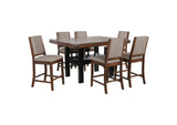 108888-S7 Patterson 7-piece Counter Height Dining Set Mango Oak
