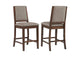 108889 Patterson Upholstered Counter Chair Mango Oak (Set of 2)