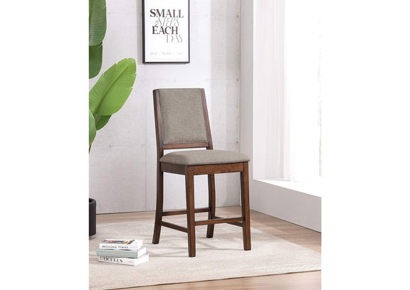 108889 Patterson Upholstered Counter Chair Mango Oak (Set of 2)