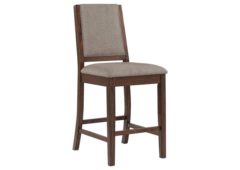 108889 Patterson Upholstered Counter Chair Mango Oak (Set of 2)