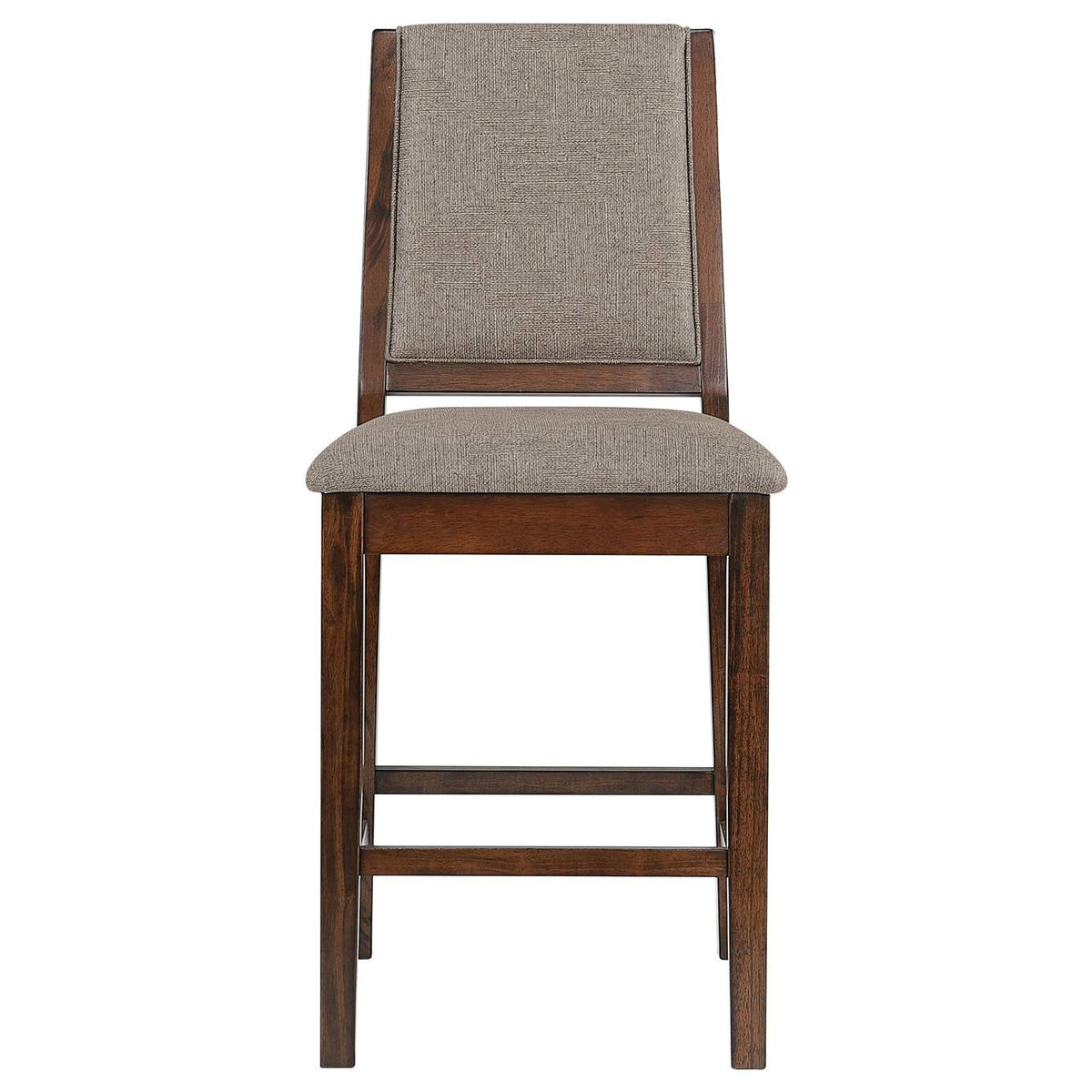 108889 Patterson Upholstered Counter Chair Mango Oak (Set of 2)