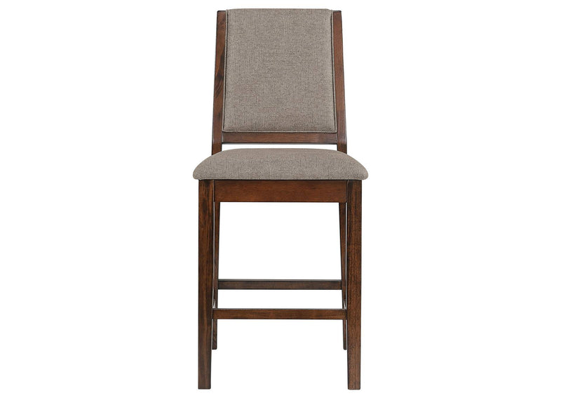 108889 Patterson Upholstered Counter Chair Mango Oak (Set of 2)
