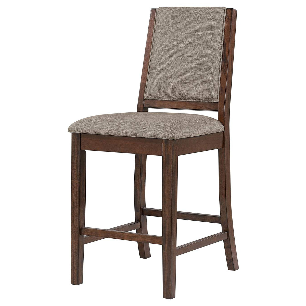 108889 Patterson Upholstered Counter Chair Mango Oak (Set of 2)
