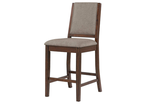 108889 Patterson Upholstered Counter Chair Mango Oak (Set of 2)