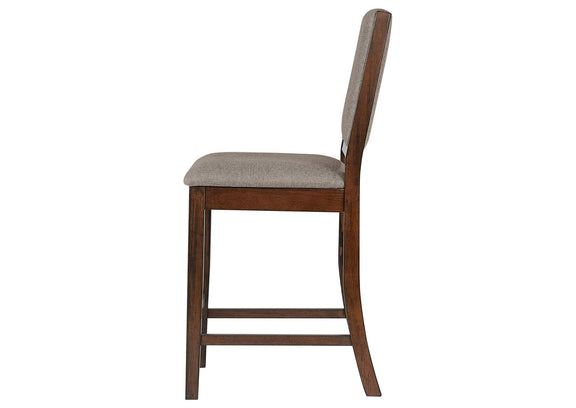 108889 Patterson Upholstered Counter Chair Mango Oak (Set of 2)