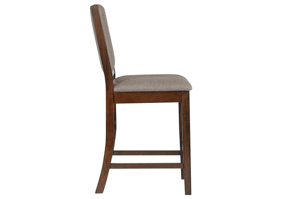 108889 Patterson Upholstered Counter Chair Mango Oak (Set of 2)