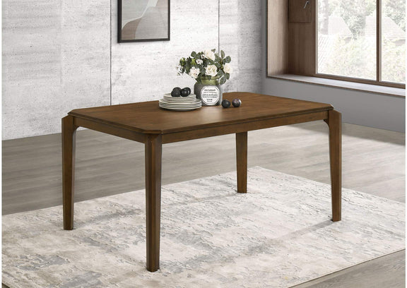 108921 Almonte 59-inch Rectangular Wood Dining Table Dark Brown