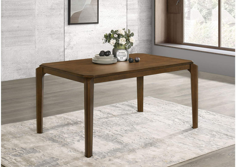 108921 Almonte 59-inch Rectangular Wood Dining Table Dark Brown