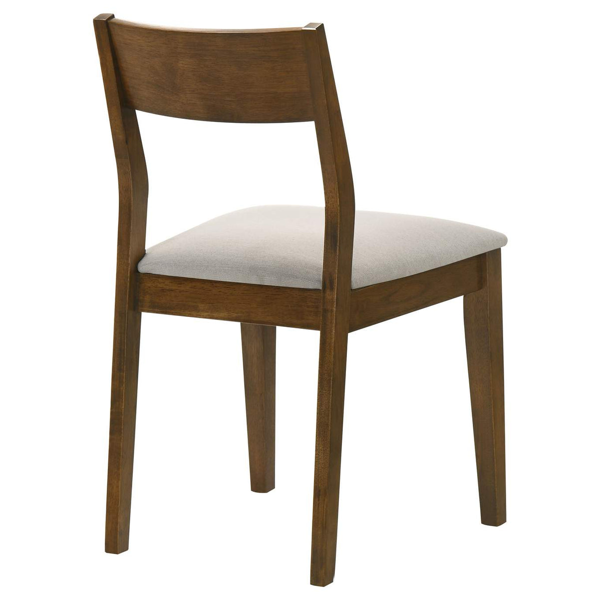 108922 Almonte Dining Chair Upholstered Seat Dark Brown (Set of 2)