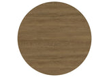 108930-S7B Arini 7-piece Round Dining Table Set Sand Wash and Black