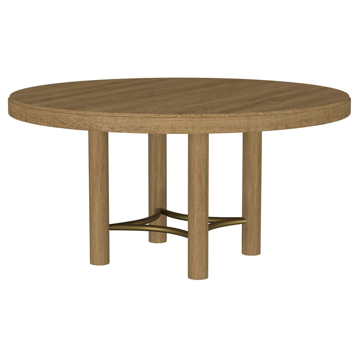 108930-S7W Arini 7-piece Round Dining Room Table Set Sand Wash