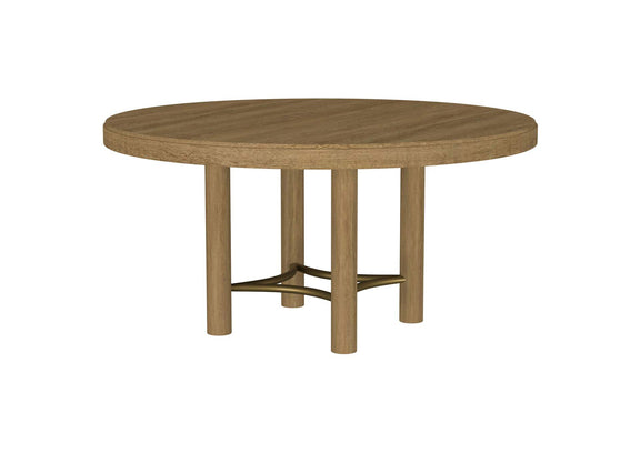 108930-S7W Arini 7-piece Round Dining Room Table Set Sand Wash