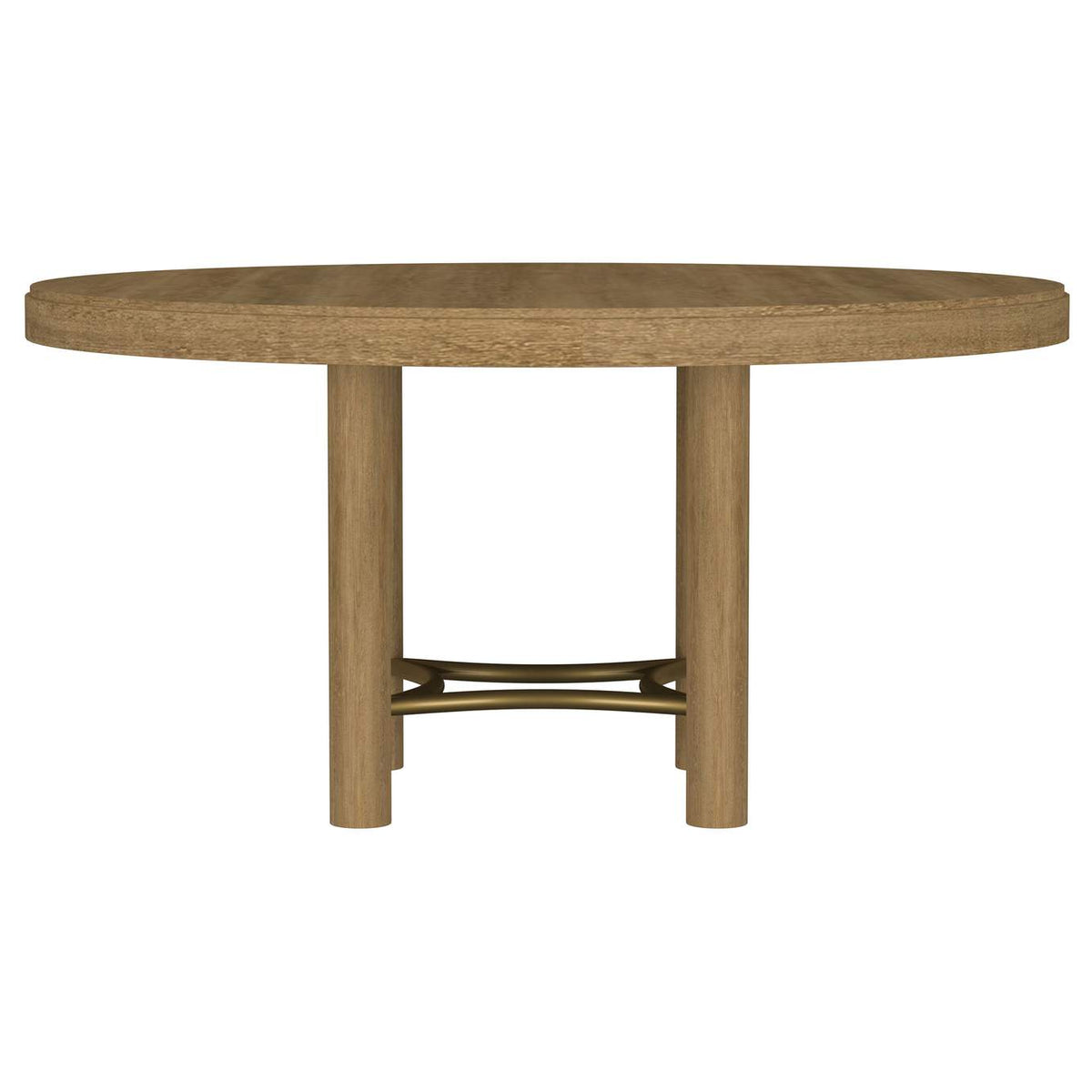 108930 Arini 60-inch Round Wood Dining Room Table Sand Wash