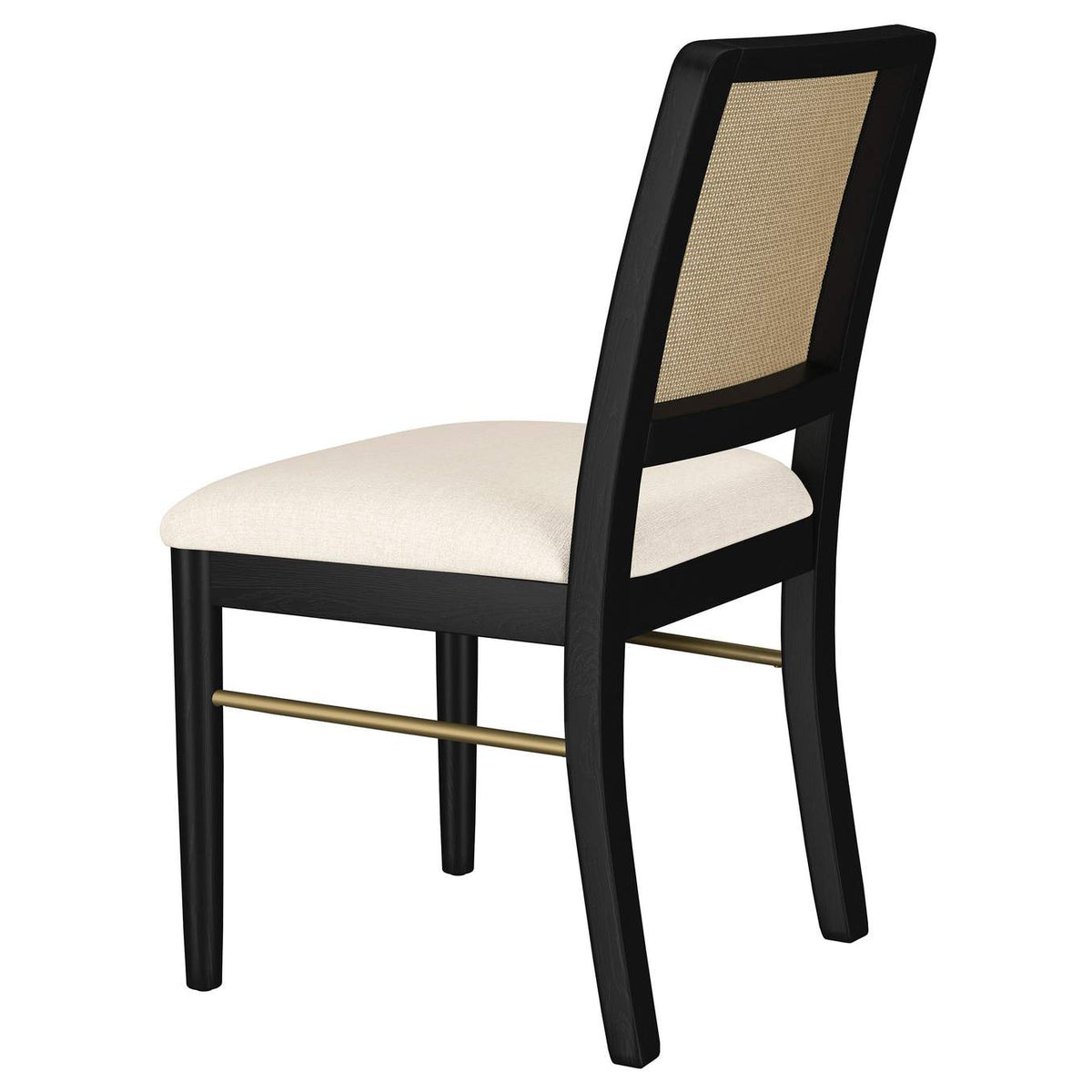 108931-S5B Arini 5-piece Extension Leaf Dining Table Set Sand Wash and Black