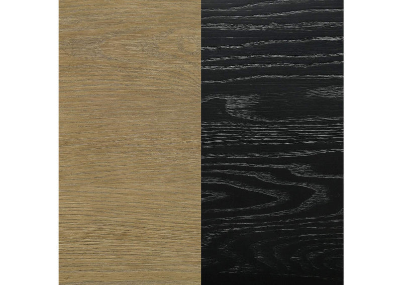 108931-S5B Arini 5-piece Extension Leaf Dining Table Set Sand Wash and Black