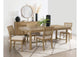 108931-S5W Arini 5-piece Extension Leaf Dining Table Set Sand Wash