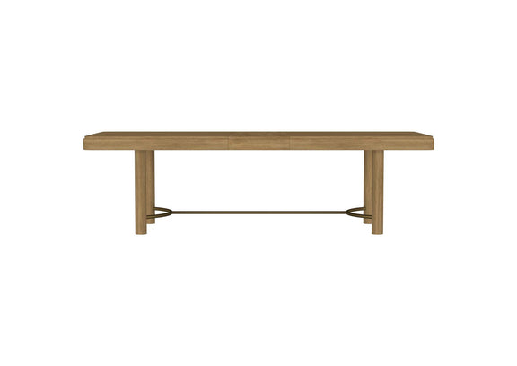 108931-S7B Arini 7-piece Extension Leaf Dining Table Set Sand Wash and Black