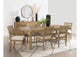 108931-S7W Arini 7-piece Extension Leaf Dining Table Set Sand Wash