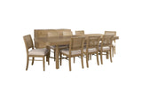 108931-S9W Arini 9-piece Extension Leaf Dining Table Set Sand Wash