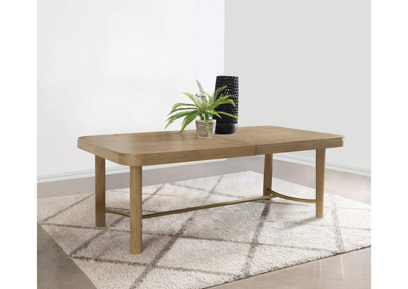 108931 Arini 104-inch Extension Leaf Dining Table Sand Wash