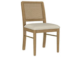 108932SWD Arini Rattan Cane Dining Side Chair Sand Wash (Set of 2)