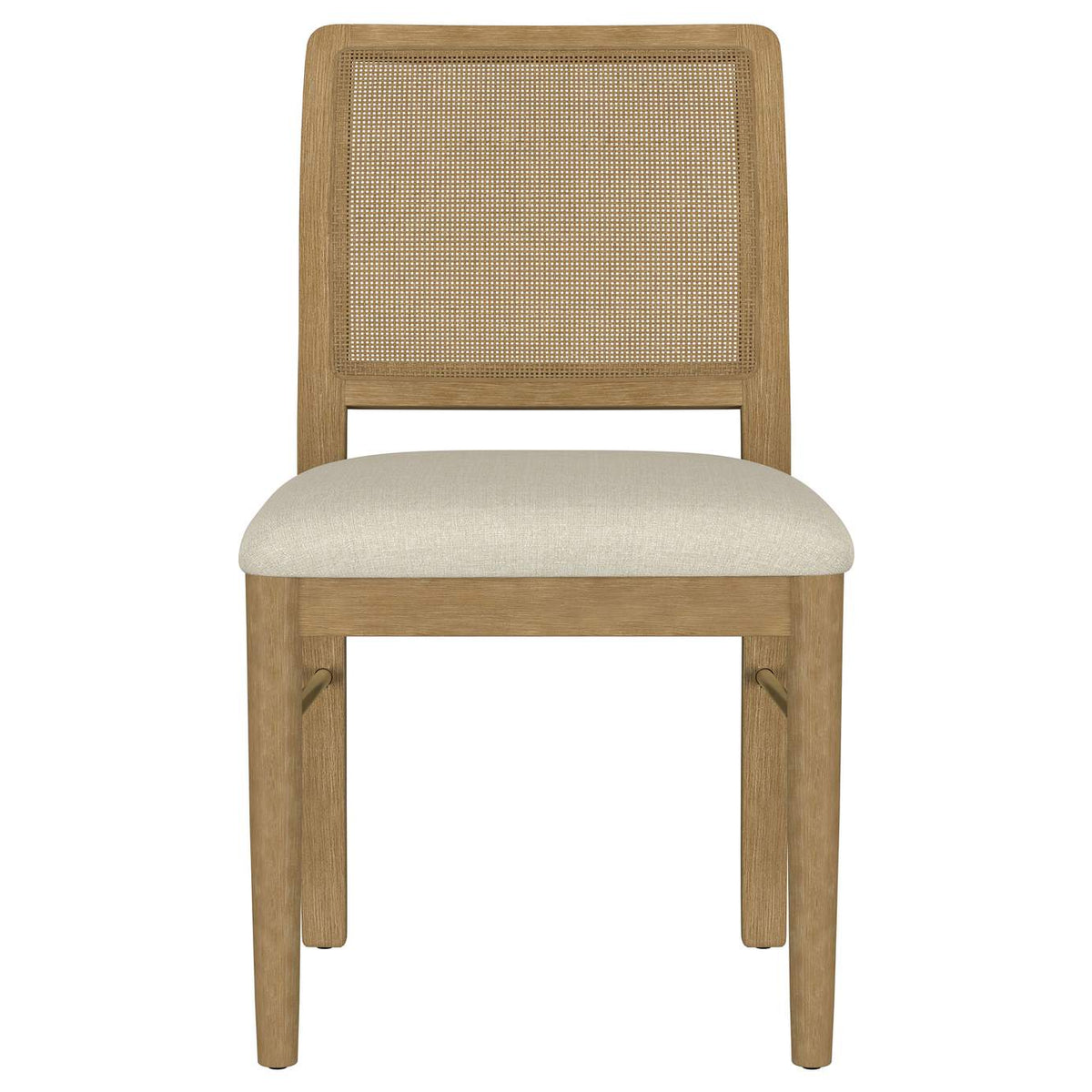 108932SWD Arini Rattan Cane Dining Side Chair Sand Wash (Set of 2)