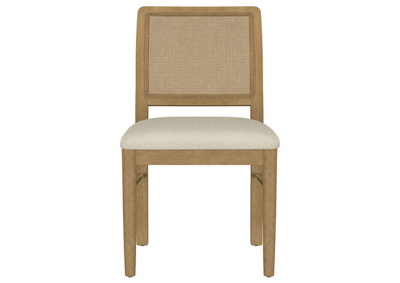 108932SWD Arini Rattan Cane Dining Side Chair Sand Wash (Set of 2)