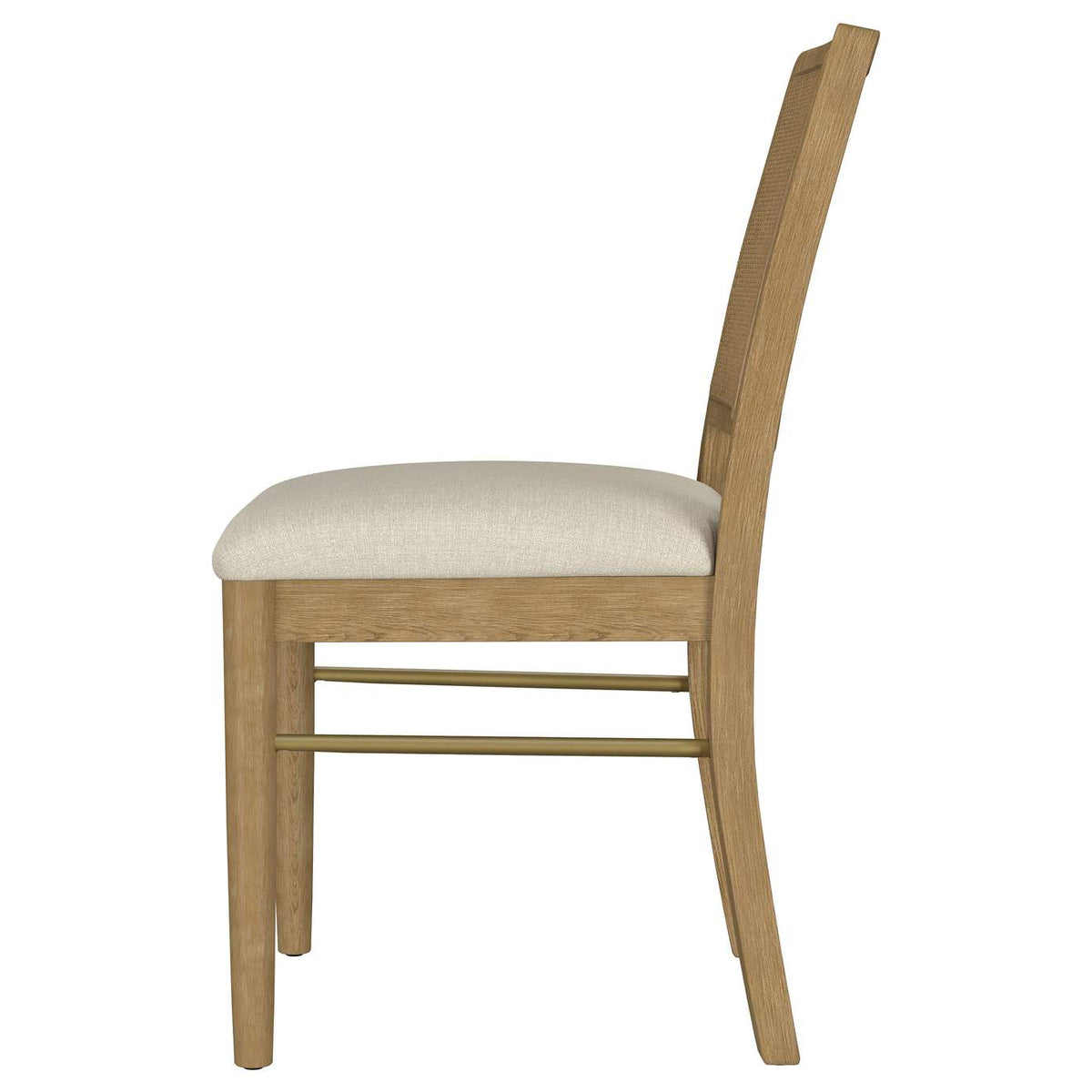 108932SWD Arini Rattan Cane Dining Side Chair Sand Wash (Set of 2)