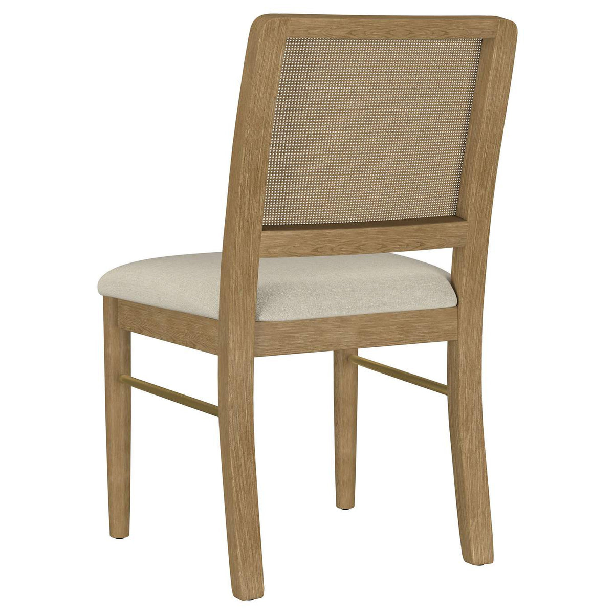 108932SWD Arini Rattan Cane Dining Side Chair Sand Wash (Set of 2)
