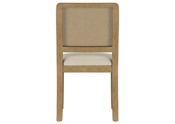 108932SWD Arini Rattan Cane Dining Side Chair Sand Wash (Set of 2)