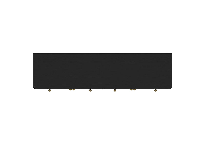 108935BLK Arini 2-drawer Cane Door Dining Sideboard Server Black