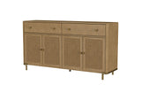 108935SWD Arini 2-drawer Cane Door Dining Sideboard Server Sand Wash