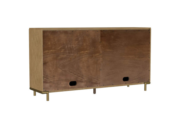 108935SWD Arini 2-drawer Cane Door Dining Sideboard Server Sand Wash