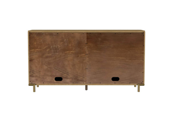 108935SWD Arini 2-drawer Cane Door Dining Sideboard Server Sand Wash