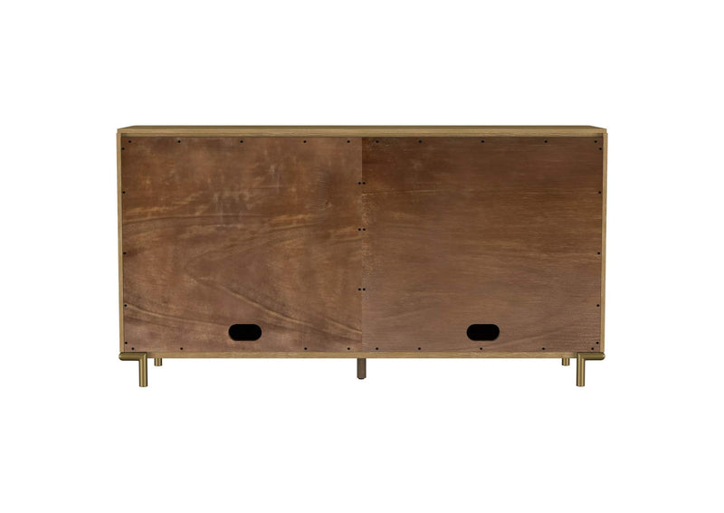 108935SWD Arini 2-drawer Cane Door Dining Sideboard Server Sand Wash