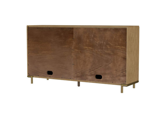 108935SWD Arini 2-drawer Cane Door Dining Sideboard Server Sand Wash