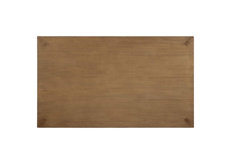 109101-S5 Bruner 5-piece 72-inch Rectangular Dining Set Natural Brown